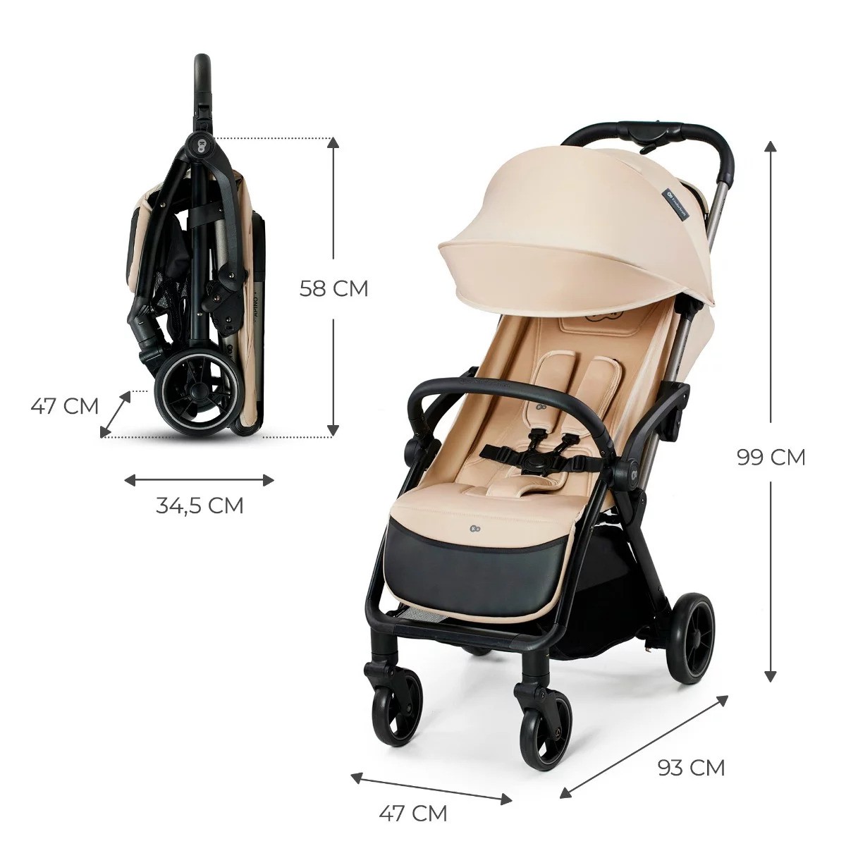 Xe đẩy nhỏ gọn APINO